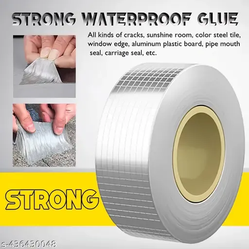 ১ পিস Flex Tape Rubberized Aluminum Waterproof Tape(দৈর্ঘ্য ১০ ফিট, প্রস্থ ২ ইঞ্চি)